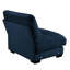 Fauteuil rembourré en velours avec accoudoirs et 1 coussin-607081712
