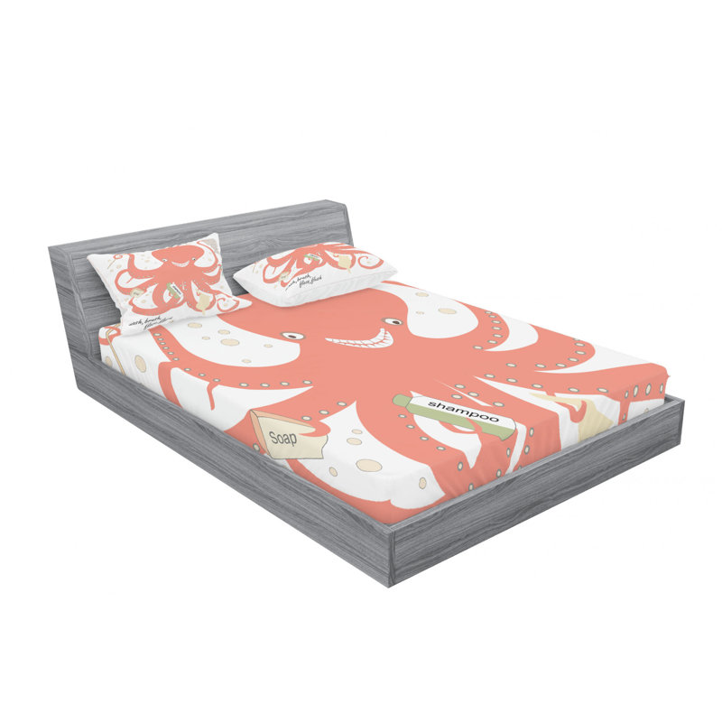 Microfiber Sheet Set, Queen Sheet Set + Fitted Sheet + 2 Pillowcases