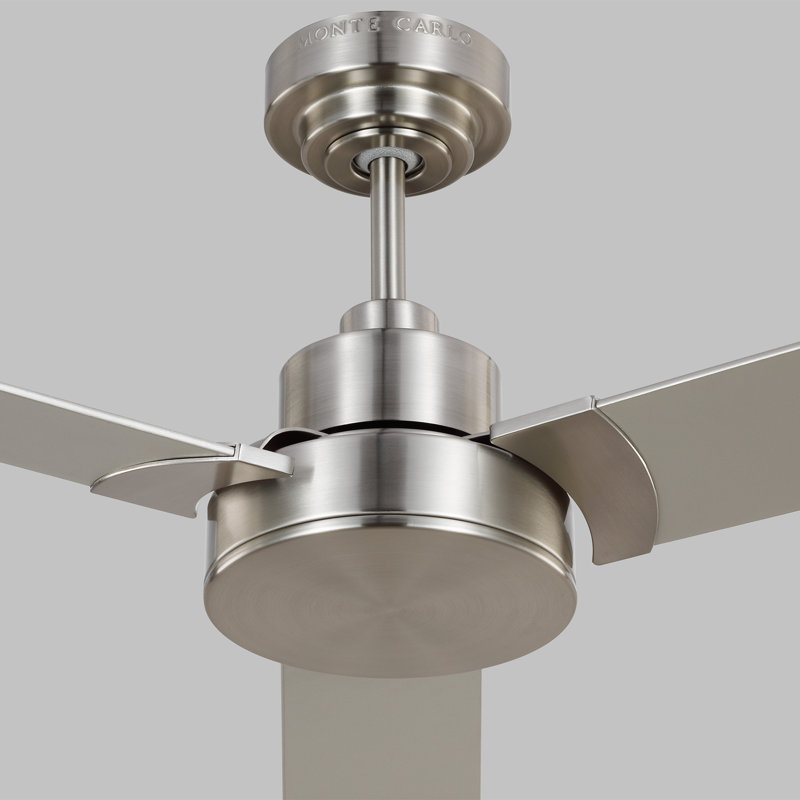 Elvis 44'' Ceiling Fan, Brushed Steel