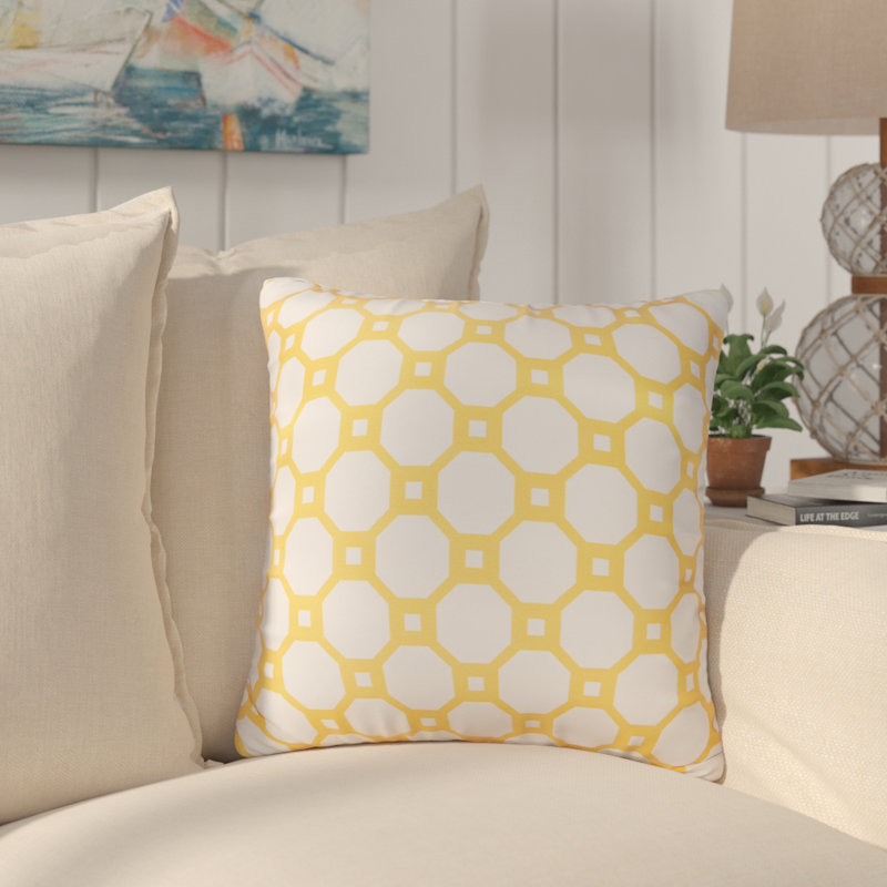 Coussin décoratif en coton Soho, Or