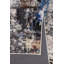Tapis à motif abstrait gris / bleu / brun Heiman Collection-58464678