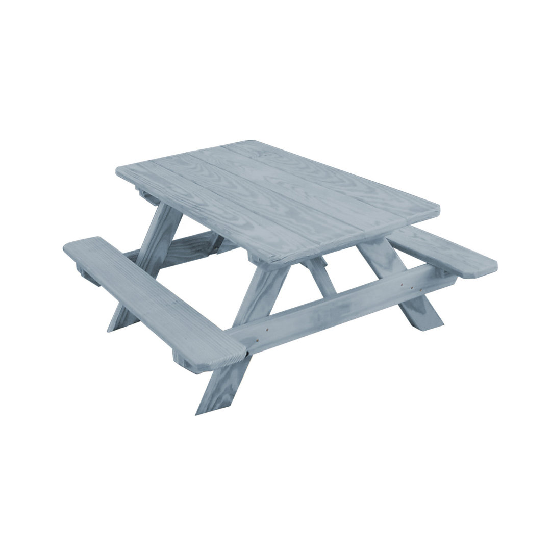 Bickel Kids Solid Wood Outdoor Table Or Chair and Chair Set Harriet Bee 