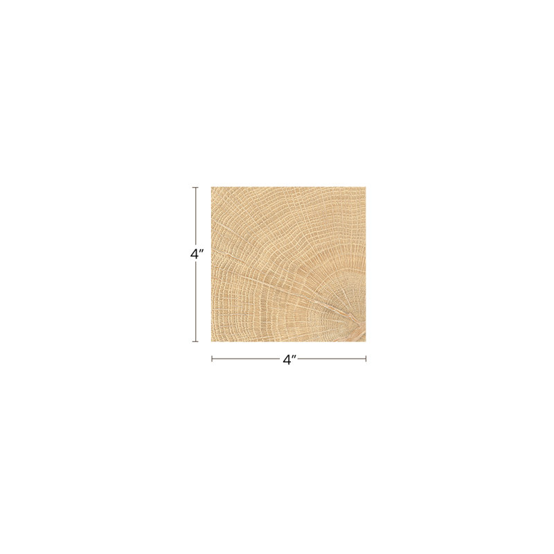 Bois sur mesure chêne 4 x 4, Beige