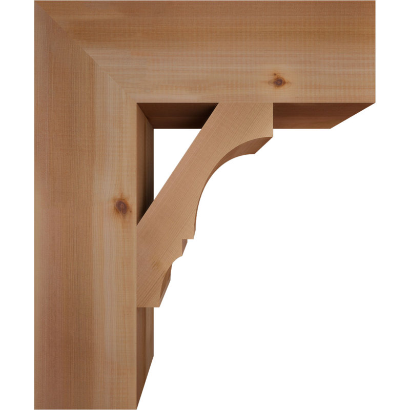 Support de bloc Balboa, Cèdre rouge de l'Ouest lisse, L 5 1/2 po x P 20 po x H 24 po