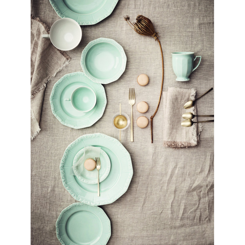 Maria Porcelain Cereal Bowl, Mint