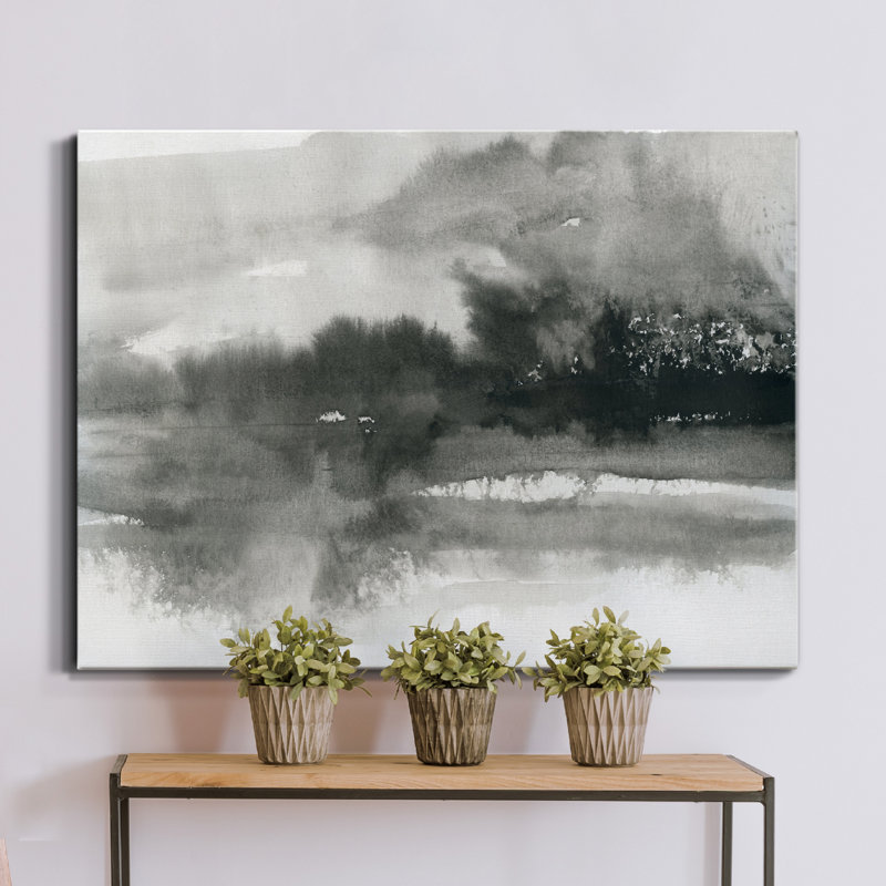 Lake Drama I - impression sur toile tendue, H 36 po x l 24 po x P 1 po