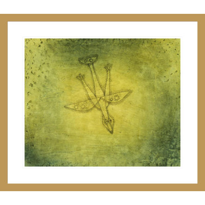 «Down the More Troubling Bird» par Paul Klee, impression giclée encadrée