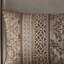 Ensemble de courtepointe 6 pièces jacquard avec coussins décoratifs brun / or-126579776