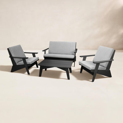 POLYWOOD® Riviera 4-Person Patio Seating Group