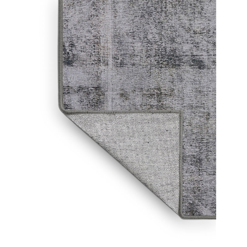 Tapis 100% Mid-Century moderne lavable à la machine 1866, Rectangle 3 pi x 5 pi