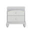 Table de chevet 2 tiroirs en bois