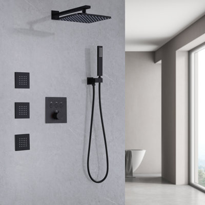 Thermostatic All-In-One Kit with Rough in-Valve