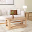 Modern Rounded Rectangular Coffee Table With Shelf-1291937989-1291937993