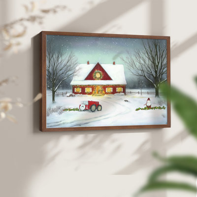 Chirstmas Art-VI -Framed Print - Restickable