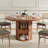 47" Round Dining Table With Stronge Drawer-1925836522