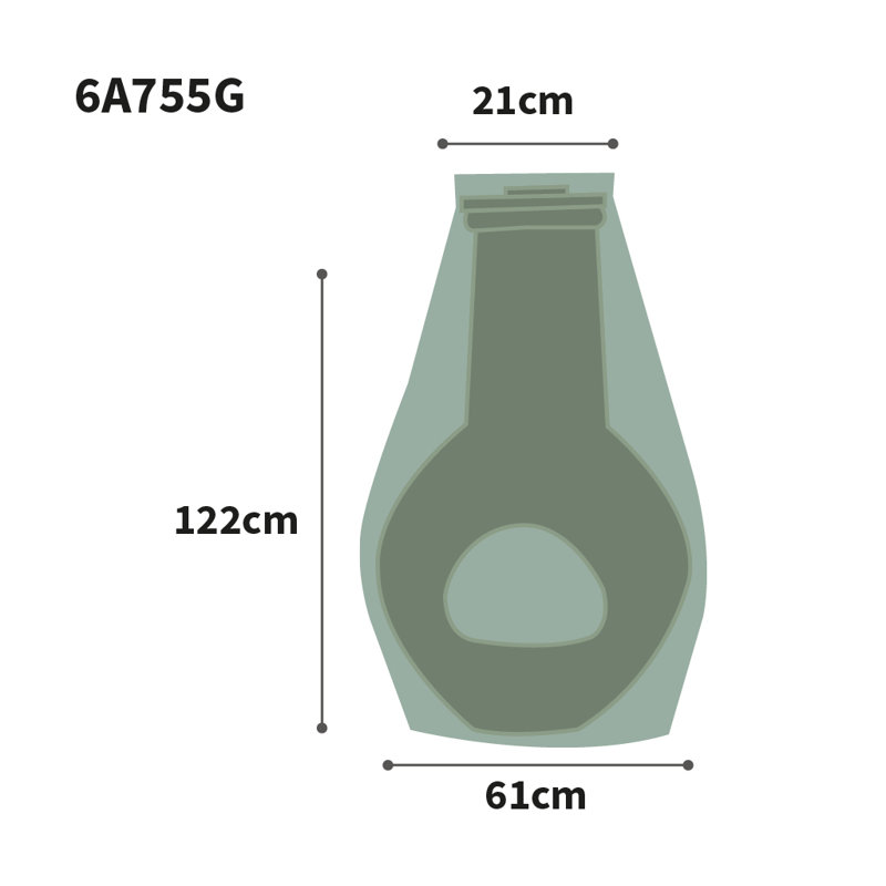 Bosmere 61cm W x 61cm D Patio Heater Cover