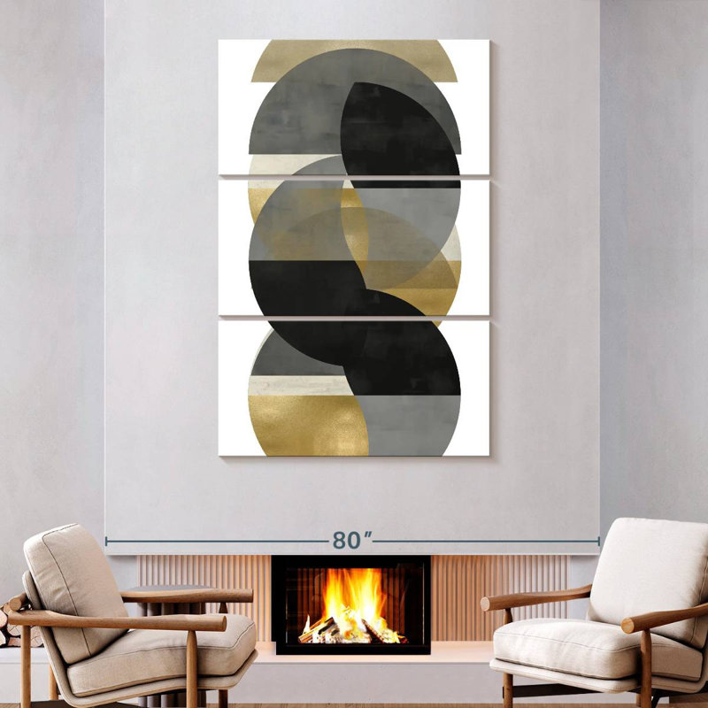 Avery Layered II, 74" H x 48" W