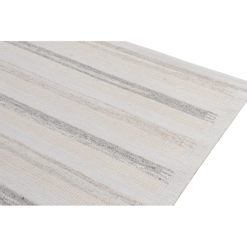 Scandinavian Wool Geometric Area Rug, Rectangle 10' x 14'