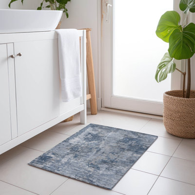 Frostley Washable Abstract Indoor / Outdoor Rug