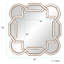 Aleena Scalloped Beveled Wall Mirror