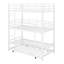 Lit simple superposé en métal avec lit gigogne-219059615