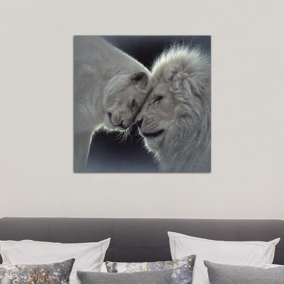 «White Lion Love» par Collin Bogle Print