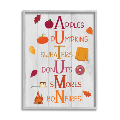 Lettres d'automne - mots saisonniers - 215