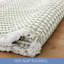 Ensemble de tapis de bain à franges gaufrées - 2 pièces-133706796-133706798
