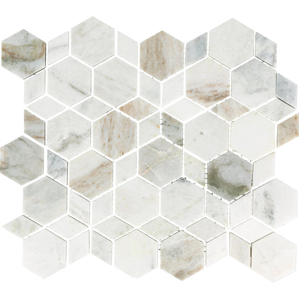 Daltile Sublimity Natural Stone Hypnotic Honed Mosaic (10 PC Per Carton) (8.30 SQFT Per Carton)