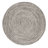 Ociuso Braided Black and White Farmhouse  Area Rug-1843749042