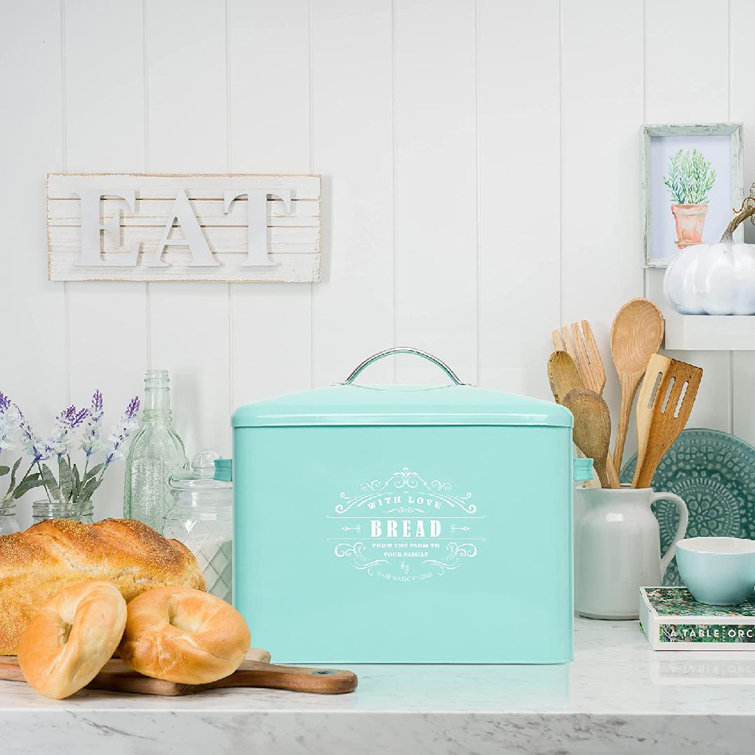 https://assets.wfcdn.com/im/24871184/resize-h755-w755%5Ecompr-r85/2138/213864009/Logi+Extra+Large+Teal+Farmhouse+Bread+Box+For+Kitchen+Countertop+-+Breadbox+Holder+Fits+2%2B+Loaves+-+Bread+Storage+Container+Bin+-+Rustic+Bread+Keeper+Vintage+Metal+Kitchen+Decor+For+Counter.jpg