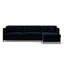 Bejna 3 Seater Velvet Sofa Bed-1580986598-1580986618-1580986620