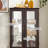  44" Lighted Curio Cabinet, 3-Tier Glass Display Cabinet with Glass Doors & Adjustable Shelves, Mirrored Back Panel, Light Blub Included, Vintage China Cabinet for Living Room, Kitchen-1375564578