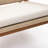 Outdoor Acacia Wood Deck Chair with Seat Cushion (1 Chair)