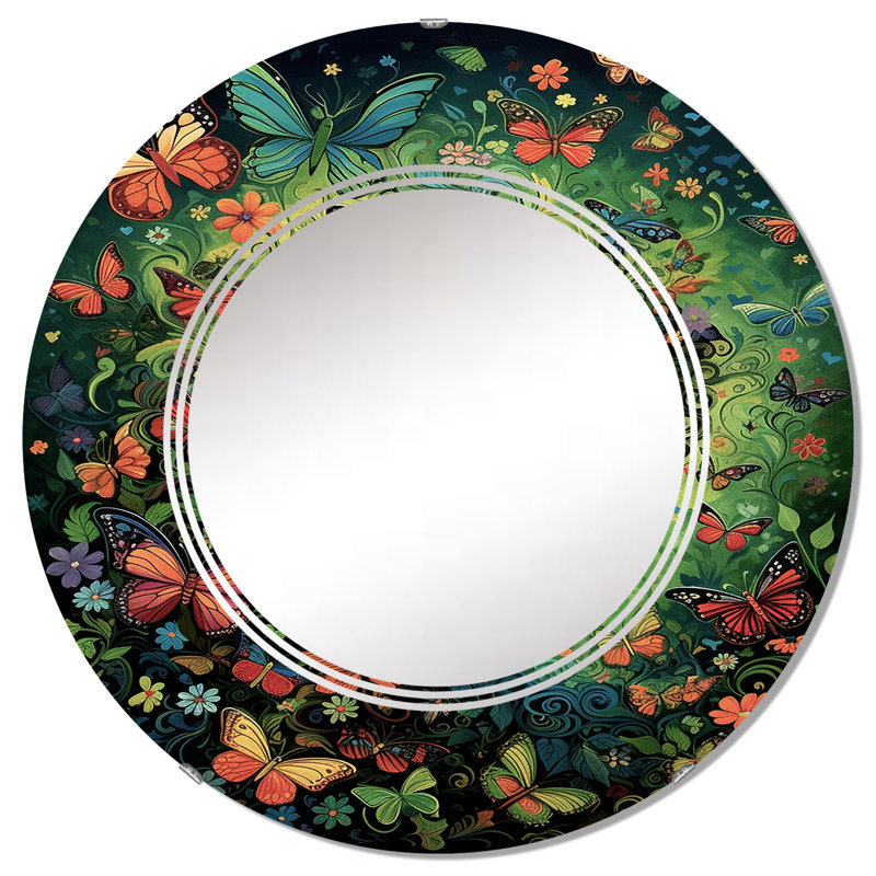 Miroir mural Weires, 32 po x 32 po