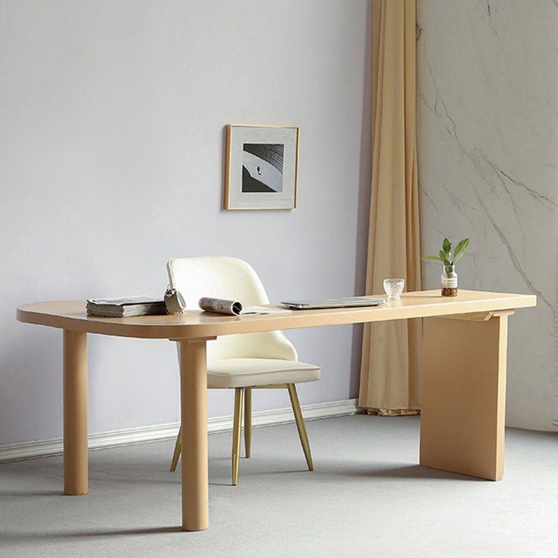 Bureau en L en bois massif, H 29,53 po x l 70,87 po x P 47,24 po, Burlywood, Retour à droite