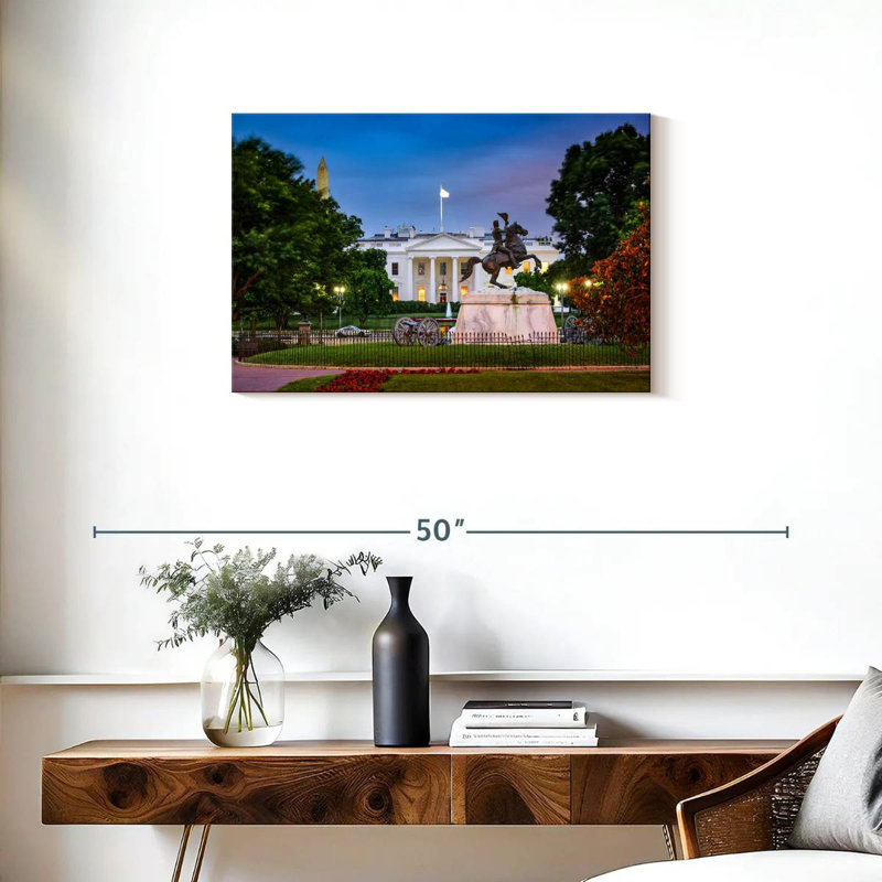 Maison blanche de Washington DC, H 20 po x l 30 po