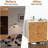 4-Tier Shoe Rack Organizer with 2 Drawer, Wooden Shoe Storage Cabinet with 2 Door & Adjustable Shelves-1268300182