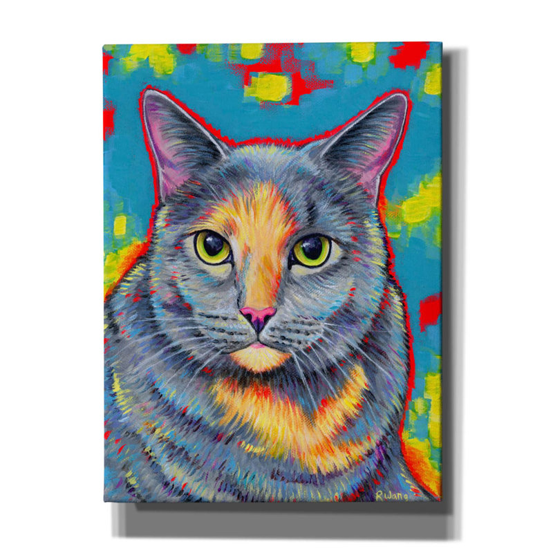 Sur toile, H 54 po x l 40 po x P 1,5 po