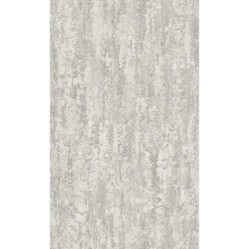 Rouleau de papier peint uni L 33 pi x l 21 po Refika, Blanc