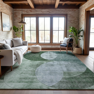 Premium Machine Washable Alves AMF1140 Geometric Rug