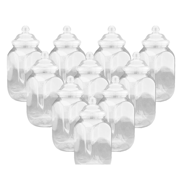 Jar - Set of 10, 18.19cm H x 8.75cm W x 8.75cm D