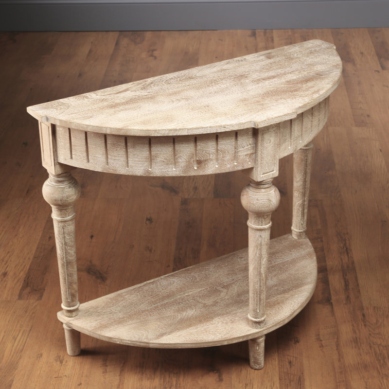 Bodnar 35.5" Console Table, Weathered Sand