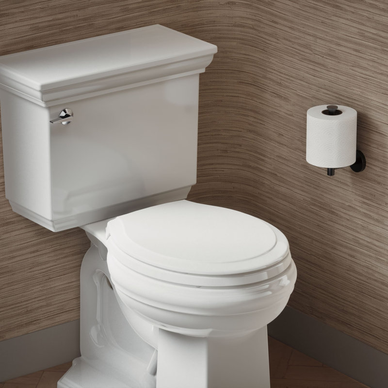Rutledge Front Nightlight Quiet-Close with Grip-Tight Round Toilet Seat, Ready Latch