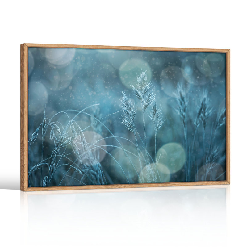 Ensemble de 1 tableau sur toile Blue Grass, 18"H x 24"W, Natural