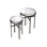 Hoxton 2 - Piece Glass Top Living Room Table Set