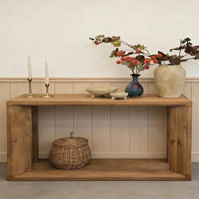 Retro Minimalist Console Table