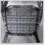 Table basse en rotin avec rangement Outsunny