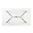 Teegan Glass Top Metal Base Dining Table