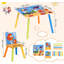 Bensonhurst Kids 3 Piece Square Play Or Activity Table and Chair Set
